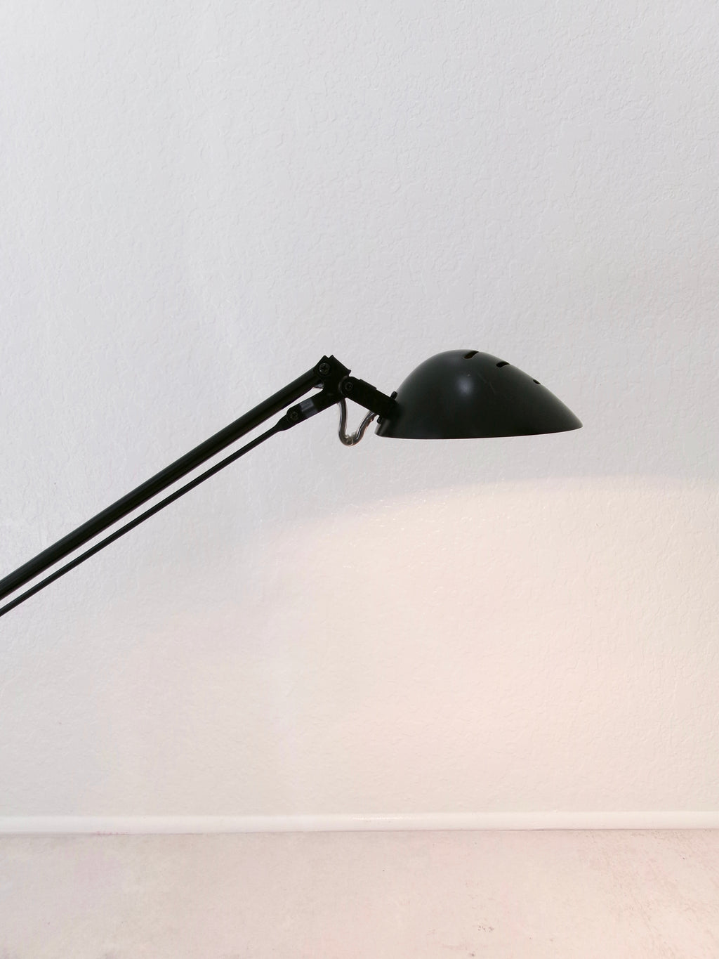 Vintage Halogen Cantilever Black Metal Desk Lamp