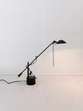 Vintage Halogen Cantilever Black Metal Desk Lamp