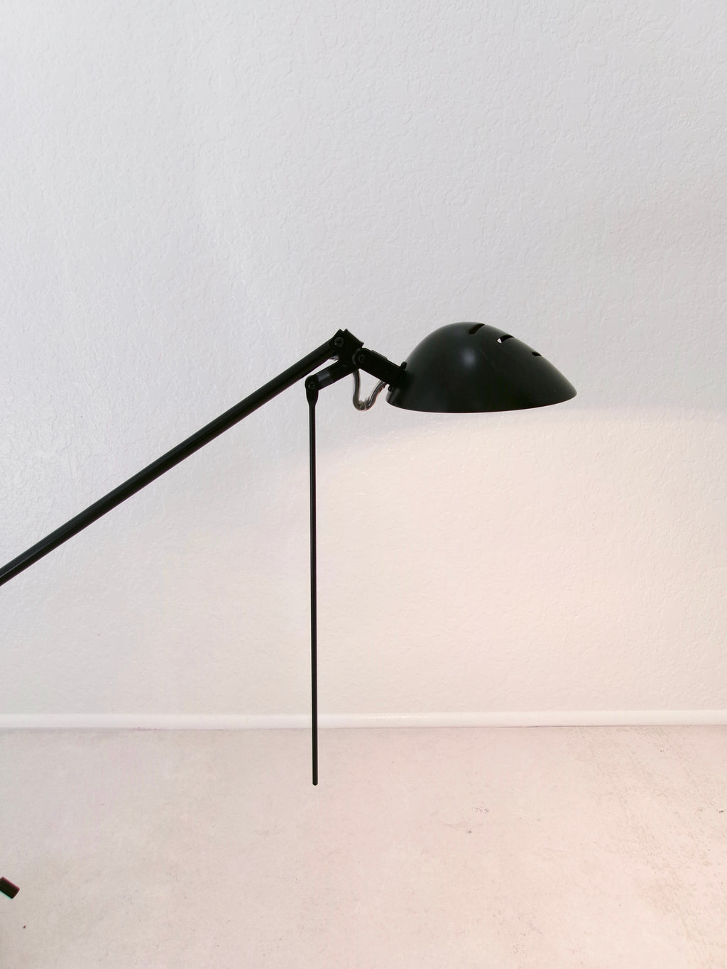 Vintage Halogen Cantilever Black Metal Desk Lamp