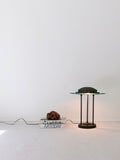 1980's Postmodern Robert Sonneman Saucer Table Lamp