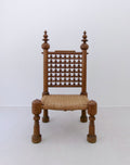 70's Teak Wood Punjabi Chair by M. Hayat & Bros Peshawar Pakistan